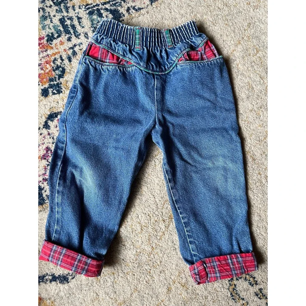 Vintage Oshkosh pants with plaid